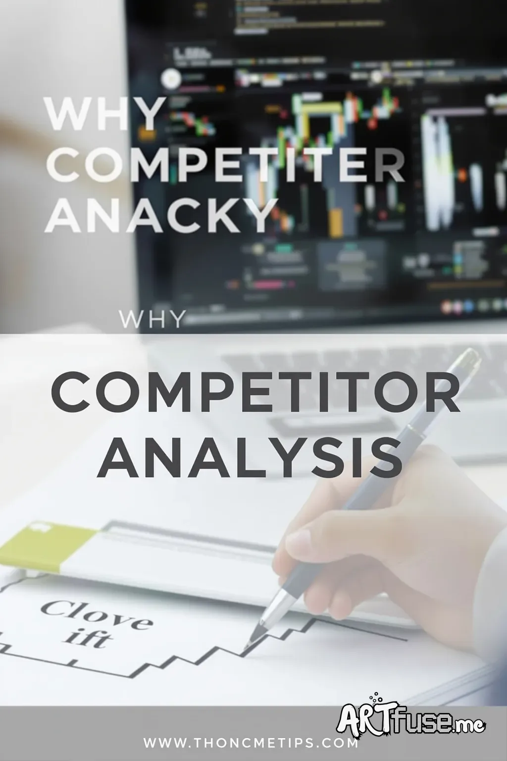 Make me a featured image about my wp post that speaks about why competitor analysis is important.